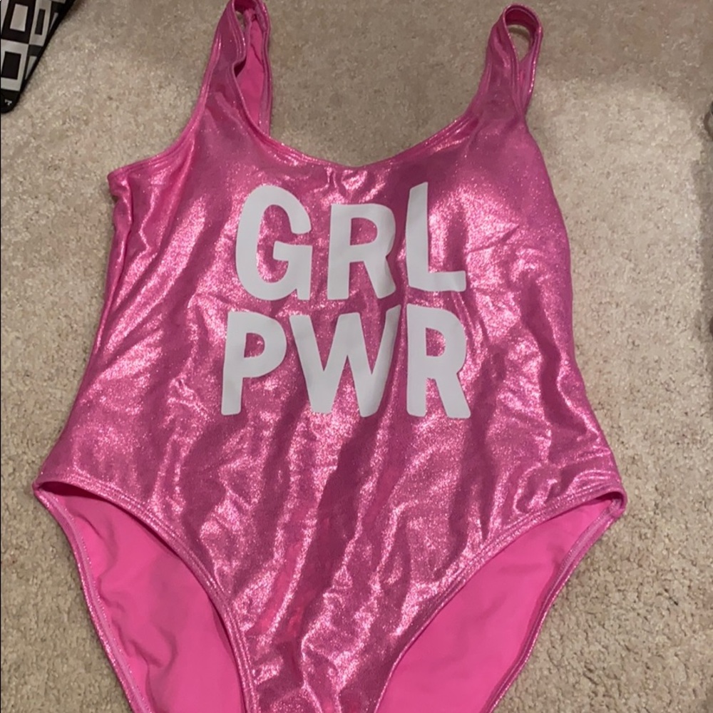 No Boundaries On piece Girl Power Swimsuit